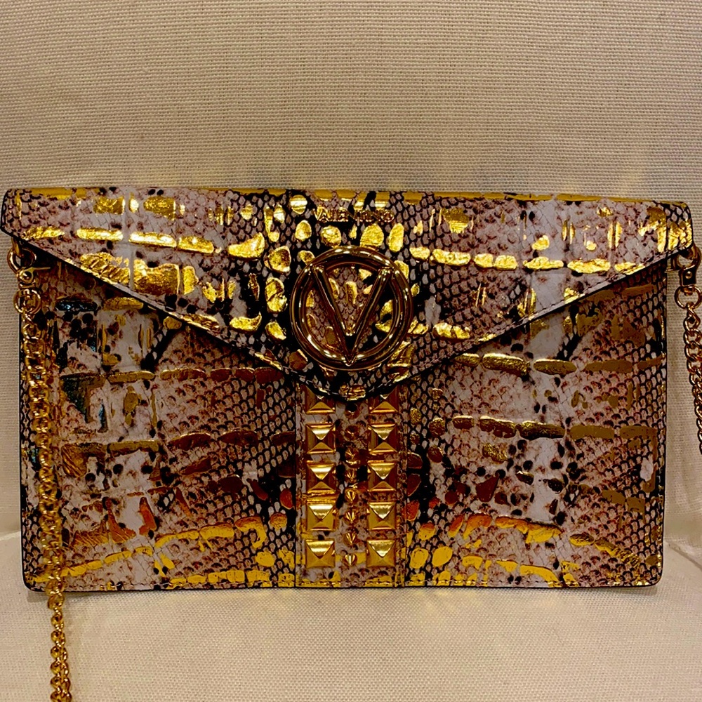 Valentino NWOT Animal Print/Snake Cross Body Bag